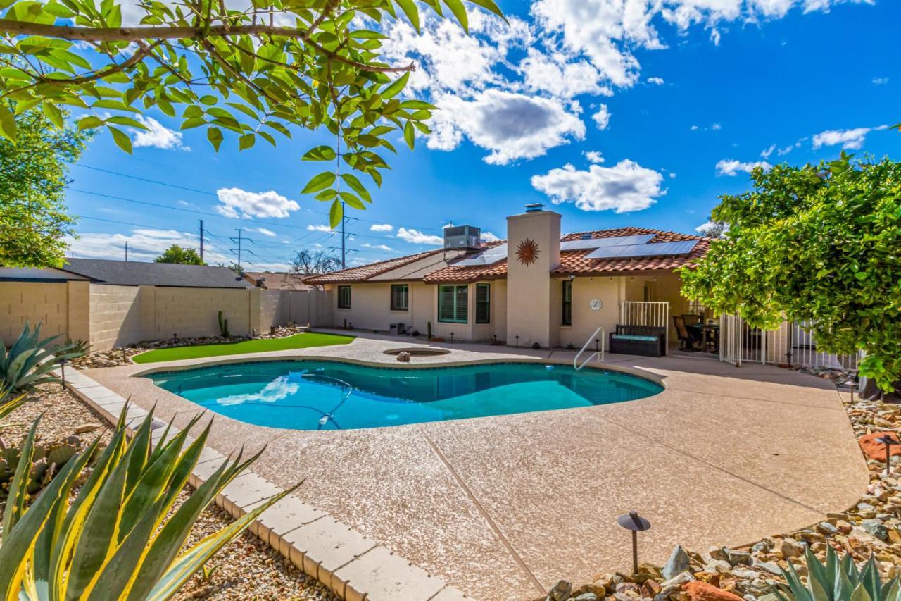 Cozy Phoenix Home Heated Pool & Spa With King Beds Exterior foto